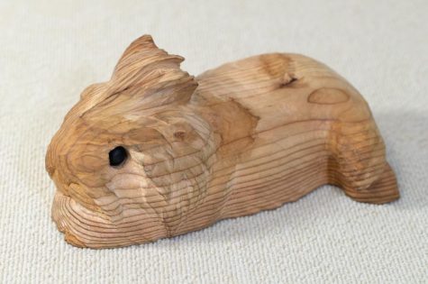 うさぎのプリンちゃん　木彫りうさぎのパパ。ティム：サムネイル